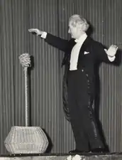 Harry Blackstone Sr. on stage c. 1948