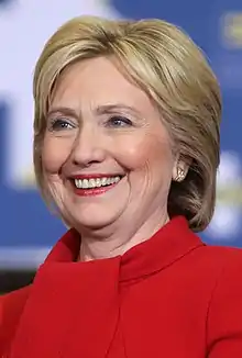 Former Secretary of State and 2016 presidential nomineeHillary Clintonfrom New York(2009–2013)