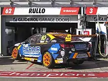 The Holden VF Commodore of Alex Rullo at the 2017 Clipsal 500 Adelaide
