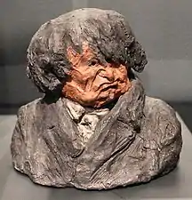 Clément François Victor Gabriel Prunelle: from the series Célébrités du Juste Milieu (1832–35),  painted terracotta Musée d'Orsay, Paris