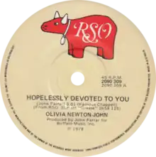 Side A of the Australian single