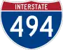 Interstate 494 marker