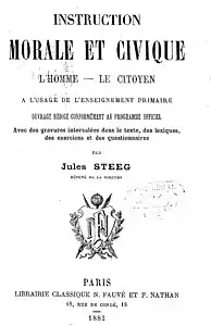 Instruction morale et civique, by Jules Steeg&nbsp;[fr].