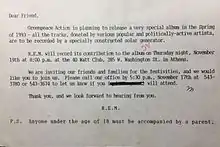 A live version of "Drive" recorded at this November 19, 1992 show appears on Alternative NRG.