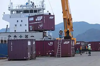 12-foot (3.66&nbsp;m) the 19D-type container used by JR Freight in Japan