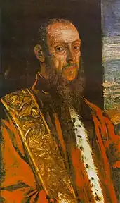 Jacopo Tintoretto, Portrait of Vincenzo Morosini (1575-80)