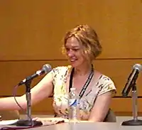 Satterfield on the panel "Poets Who Write Other Genres" at the 2012 WCU Poetry Conference