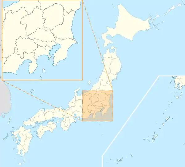 2019 J2 League is located in Japan