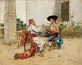 Two  Inhabitants of the Valencia Huerta (late 1880s)