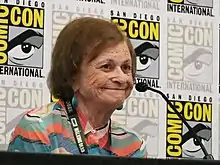 Joye Murchison Kelly at San Diego Comic-Con in 2018