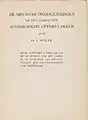 Wolff: De nieuwe onderzoekingen op het gebied der algebraïsche oppervlakken. Rede, Inaugural lecture (Translated title: New research in algebraic surfaces), University of Amsterdam 1916
