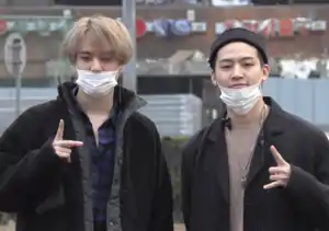 Jus2 in March 2019From left to right: Yugyeom and Jay B.