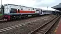 The Walahar Express train at Cikampek Station (2017)