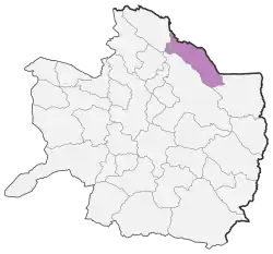 Location of Kalat County in&nbsp;Razavi&nbsp;Khorasan&nbsp;province