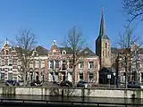 The Bovenkerk from the Vloeddijk-Muntsteeg