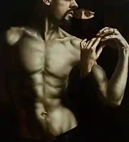 Recuerdos de la Alhambra (2015), oil on canvas, 132 x 128&nbsp;cm