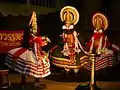 Kathakali on 8th day of Utsavam