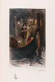 Romuald and Clarimonde lead a lavish existence in Venice.