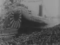 Launching of JDS Oyashio on 25 May 1959