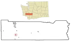 Location of Winlock in Washington