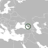 Location of Abkhazia
