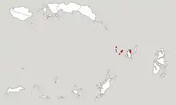 Location within Maluku