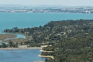 Parau seen from the Arataki Visitor Centre