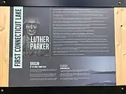 Marker for Parker at First Connecticut Lake