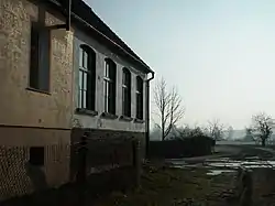 Old school in Głęboczek on the Noteć river