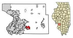 Locationin Madison County, Illinois