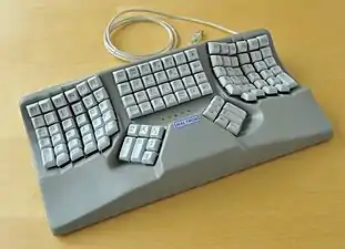 Maltron contoured keyboard with Malt Layout