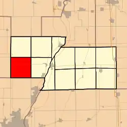 Location in Marshall County