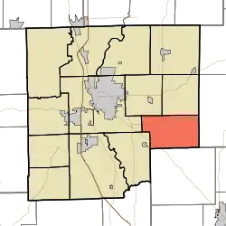 Location in Bartholomew County