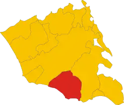 Scicli within the Province of Ragusa