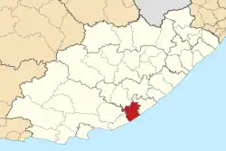 Location in the Eastern Cape