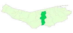 Location of Babol County in&nbsp;Mazandaran&nbsp;province