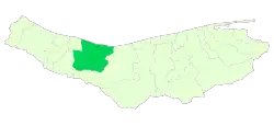 Location of Nowshahr County in&nbsp;Mazandaran&nbsp;province