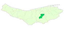 Location of North Savadkuh County in&nbsp;Mazandaran&nbsp;province