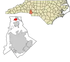 Location of Cornelius, North Carolina