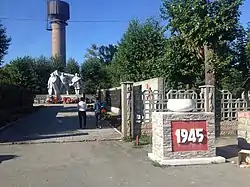 The gate into a Cherepanovo memorial, Cherepanovo