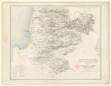 A detailed map of Galilee from the 19th century
