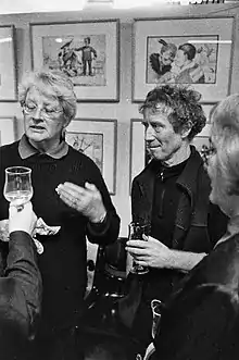 Chapple with wife Miriam Beatson in 2000