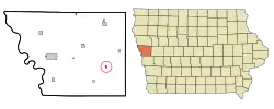 Location of Soldier, Iowa