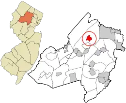 Location in Morris County and the state of New Jersey.