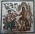 Polyphemus and Galatea, Roman mosaic from the 2nd century AD.