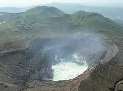 Mount Aso crater lake, Japan