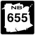Route&nbsp;655 marker