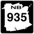 Route&nbsp;935 marker