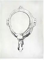 Hommage á K.N., From the Erotic year series, drypoint, 64,5x49,5&nbsp;cm,  1989