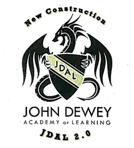 Controversial logo created by the New Construction team and then placed on plastic hard hats, which were given to district staff.